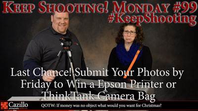 Last Chance! Submit Your Photos by Friday to Win a Epson Printer or ThinkTank Camera Bag